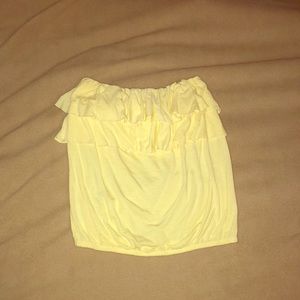 Ruffled tube top